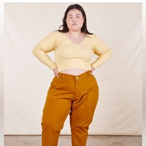 Big Bud Press Pencil Pants, Petite L, Red Clay